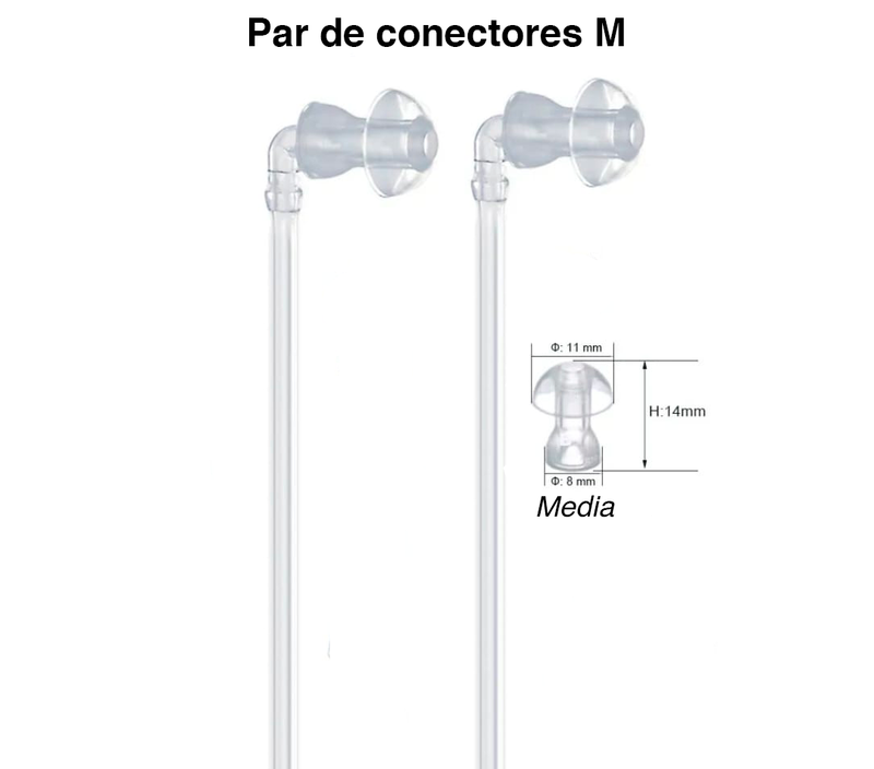 CONECTOR DE SILICONE (06 PARES)