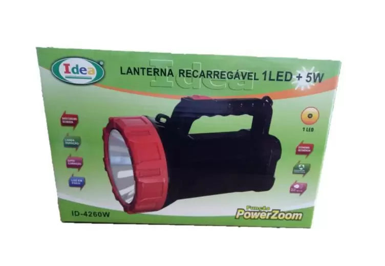 Lanterna Recarregavel 1 LED 5W